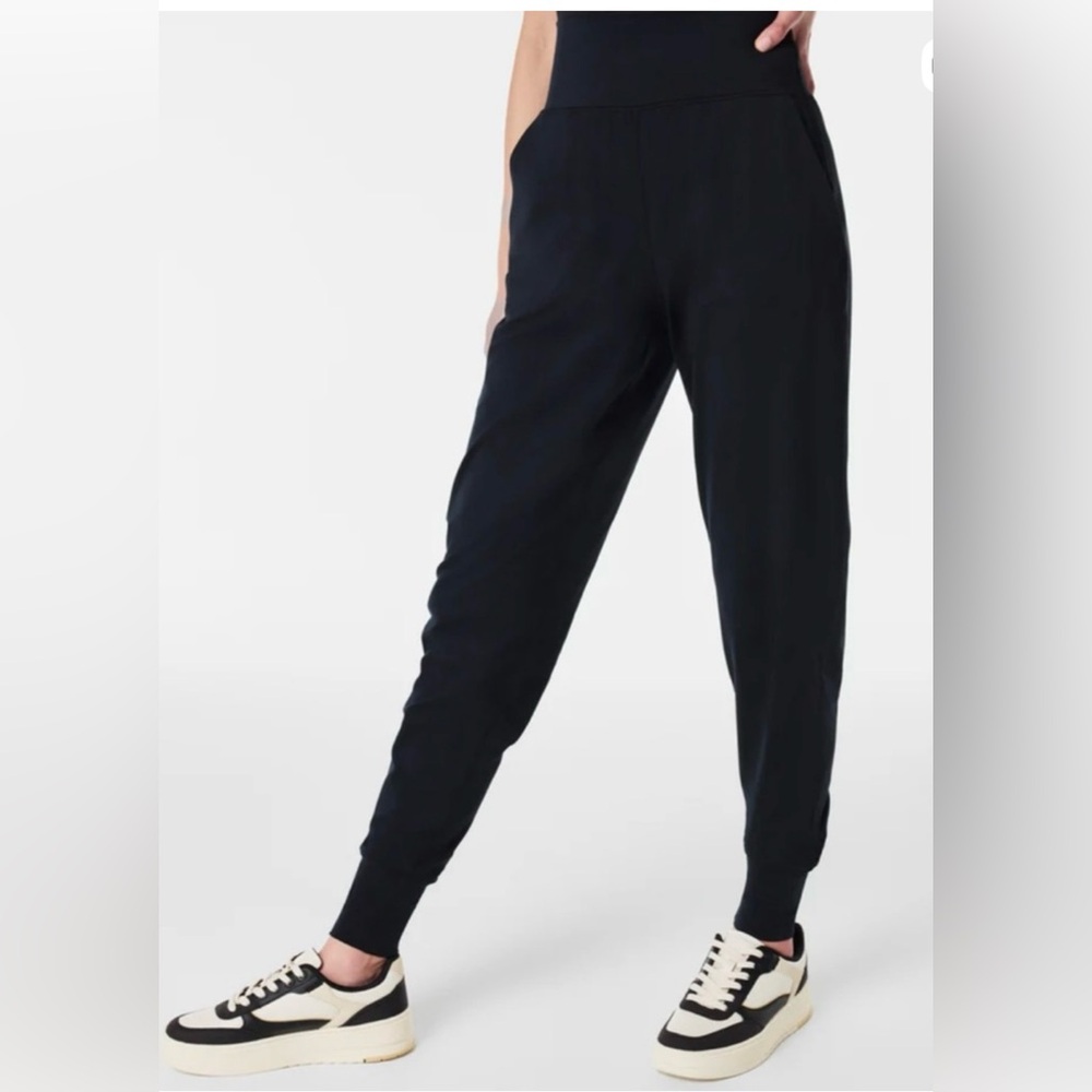 SPANX Soft & Smooth Slim Jogger Pant Black. Women’s Large. NWT!